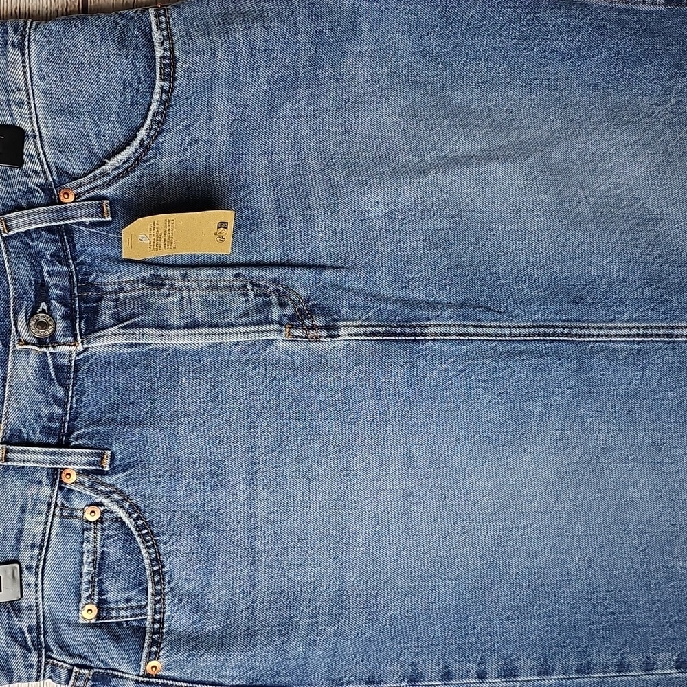 NEW LEVI'S Side Slit Midi Skirt - Size 29 - Picture 6 of 16